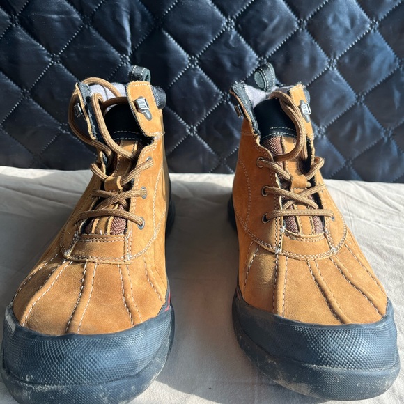 Clarks Men's Tan 11.5 Waterproof Duck Boots - Picture 3 of 8